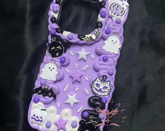 ゴシックマジックハロウィンデコデン電話ケース全ブランド対応