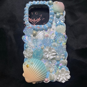 Ocean Theme Shells Flowers Decoden Phone Case For All Brand