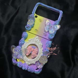 Colorful Macaron Baroque Decoden Phone Case For All Brand