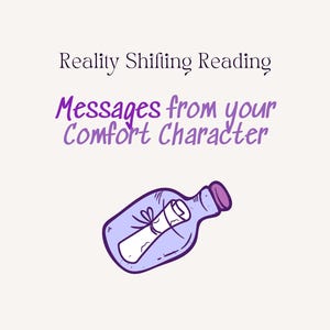 Mensajes de tu personaje reconfortante, lectura que cambia la realidad, lectura de personajes reconfortantes