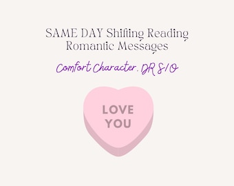 SAME DAY Romantic Messages from Desired Reality S/O, Mini Oracle Reading, Comfort Character, Shifting