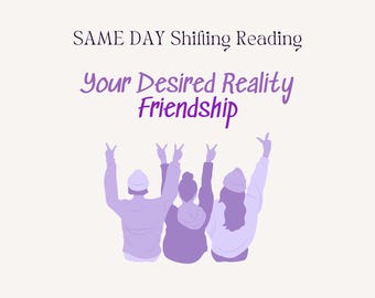 SAME DAY Desired Reality Friendship, Reality Shifting Reading, Comfort Character Reading