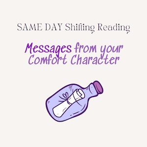SAME DAY Messages From Your Comfort Character, Reality Shifting Reading, Comfort Character Reading