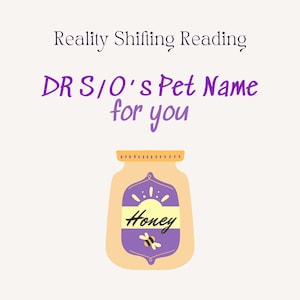 Nombres de mascota para ti, Personaje reconfortante, Cambio de realidad, Realidad deseada