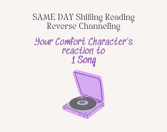 SAME DAY Comfort Character's reaction to a song, Reality Shifting Reading, Desired Reality S/O, Reverse Channeling