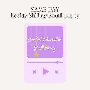 SAME DAY Comfort Character Channeled Shufflemature, Realitätsverändernde Shufflemature