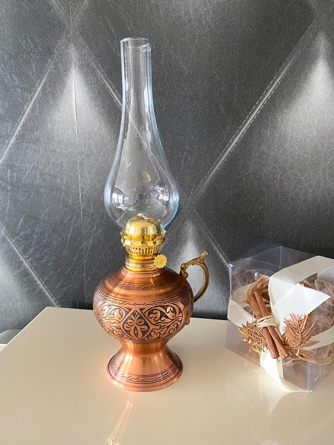 Authentic Copper Oil Lampgas Lamp Vintage Style Copper Oil Etsy Ireland