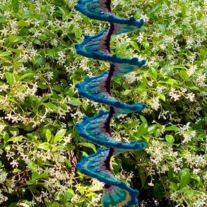 Wind Spinners Peacock Inspired Garden Decor Home Decor Bedroom Decor Crochet Handmade