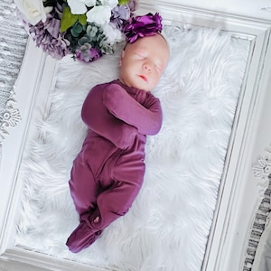 Baby Bamboo Sleeper, Mulberry Kid Sleeper, Unisex Newborn Zipper Pajama Clothes, Baby Comforter Zippier, Baby Double Zip Romper