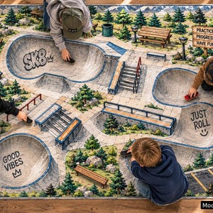 Skater Rugs Skateboarding - Etsy