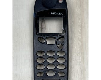 VTG 1998 NOKIA 5110 Navy Candybar Mobile Cell Phone Face Plate Housing Cover EUC