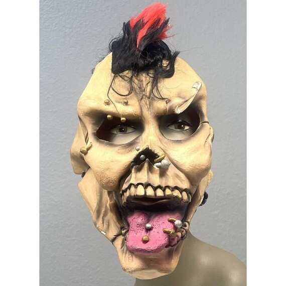 Punk Skull Overhead Mask Latex Punk Skull Overhead Mask Latex