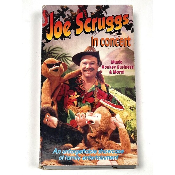 Joe Scruggs in Concert: Music Monkey Business & More! (VHS, 1992