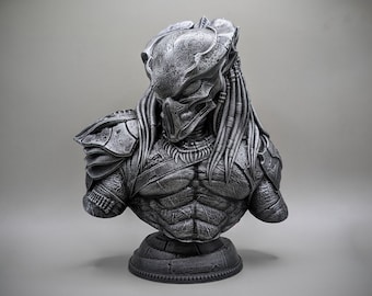 Predator Bust | The Predator Figure | 3D Printed Statue