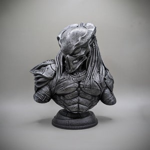 Predator Bust | The Predator Figure | 3D Printed Statue