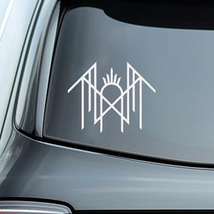Sticker voiture logo Sleep Token - Sticker vinyle premium pour fans