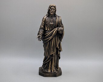 Jesus statue | Globus Cruciger Savior of the world, Christian gifts statue of jesus home decor, god gift, bible worship vibes