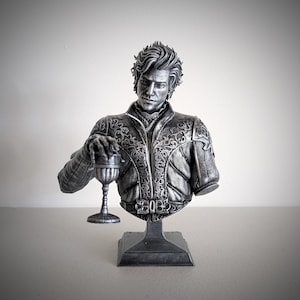 Astarion Baldurs Gate 3 Bust | Baldur&#39;s Gate Figure | 3D Printed BG3 Statue