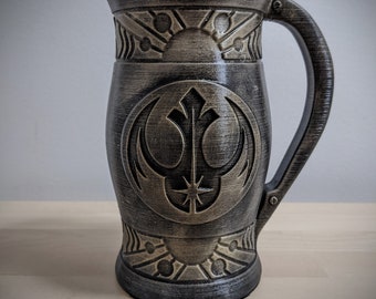 Rebel Alliance Star Wars 3D Printed mug gift for him and her, 3d print art home decor, gamer gift