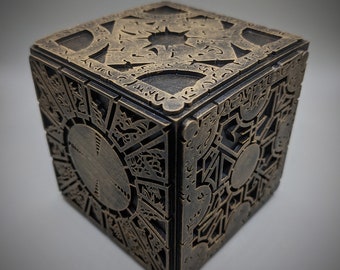 Lament Configuration | Hellraiser Puzzle Box 3d printed horror gift, 3d print pinhead hellraiser box