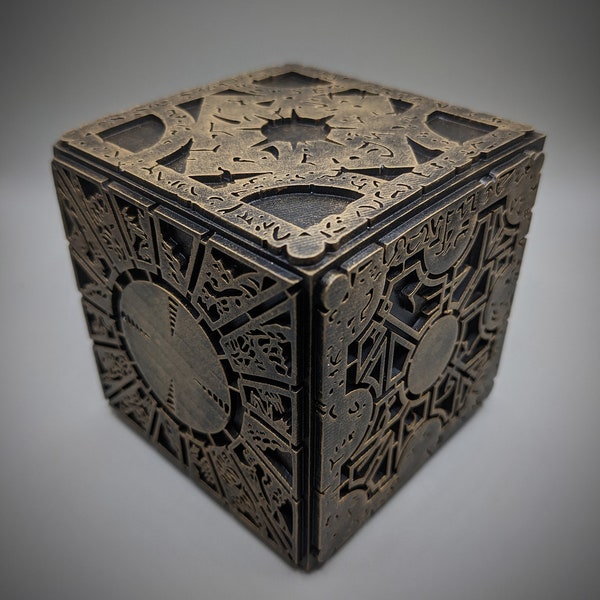 Lament Configuration | Hellraiser Puzzle Box 3d printed horror gift, 3d print pinhead hellraiser box