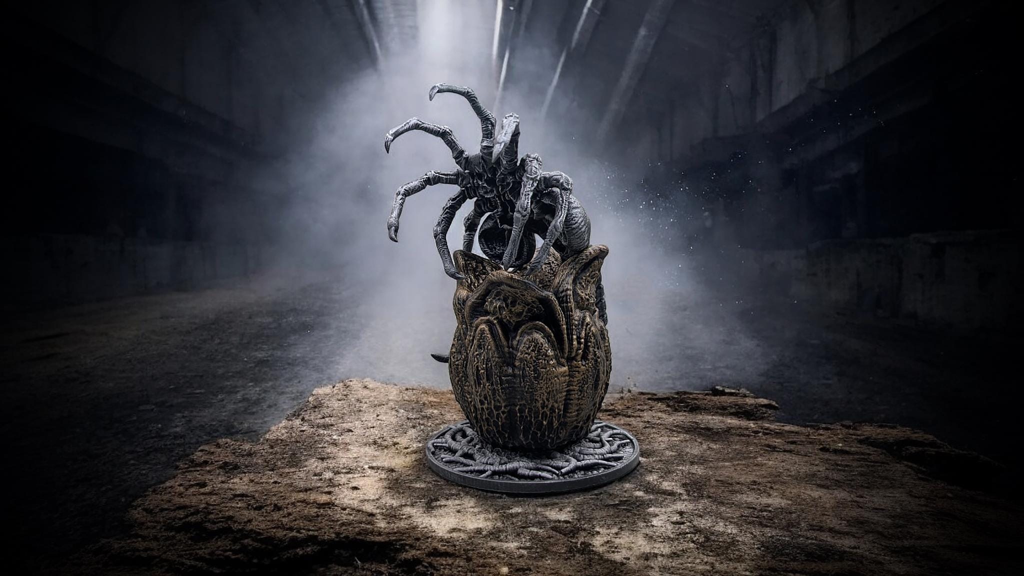 ALIENS - Facehugger en mousse - Réplique 1/1 105cm