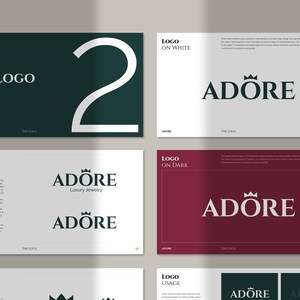 Brand Guidelines Template | Adobe Indesign Template | Brand Style Guide ...