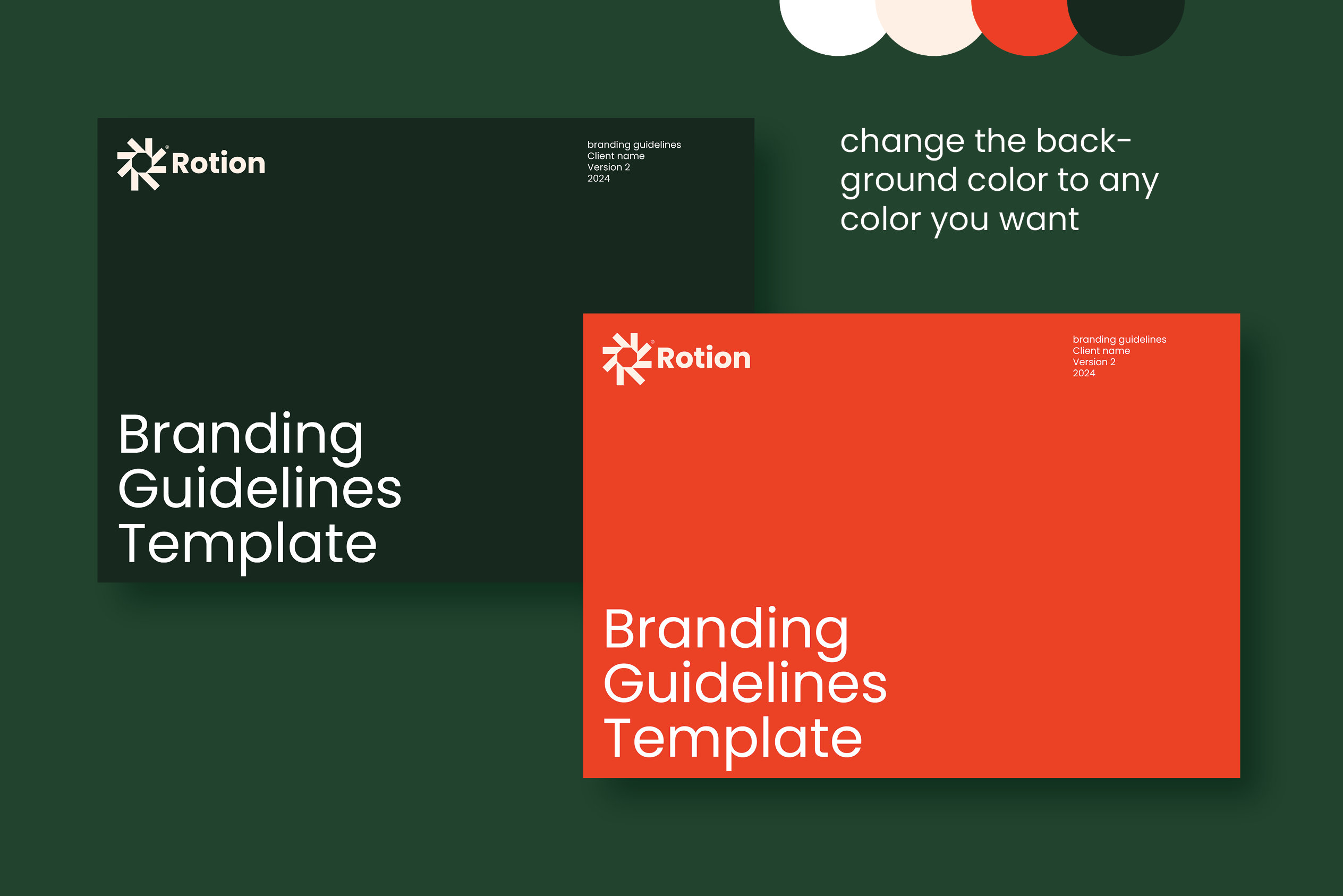 Brand Guidelines Template Adobe Indesign Template Brand Style Guide ...