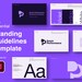 Brand Guidelines Template | Adobe Indesign Template | Brand Style Guide ...