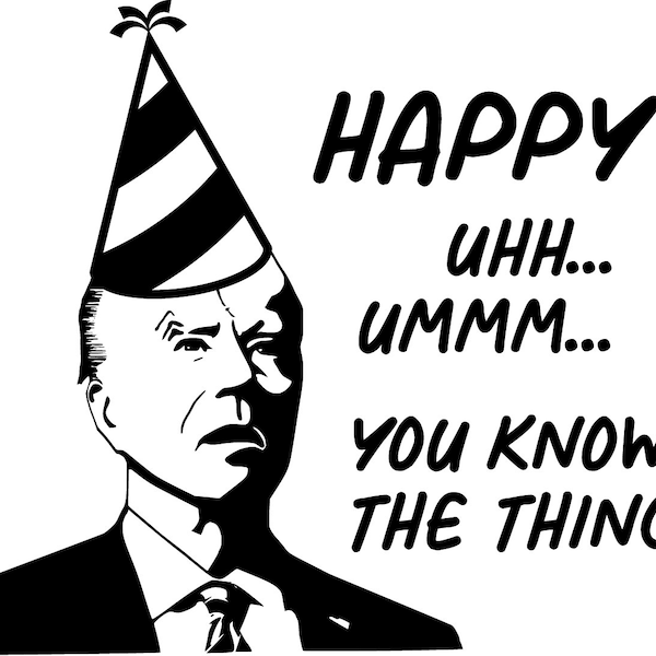 Funny Joe Biden Birthday Cards Etsy