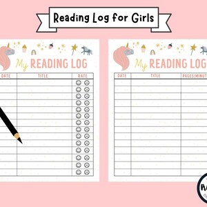 Kids Reading Log, Reading Log Printable, Kids Reading Chart, Reading Log for Kids, Reading Log Tracker, Homeschool Reading, Reading List