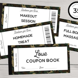 Love Coupons for Him, Love Coupon Book, Coupon Book for Husband, for Boyfriend, for Him, Love Coupons Printable, Coupons Book for Husband