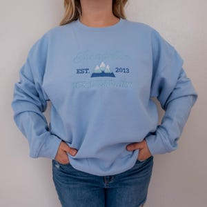 Embroidered Arendelle Sweatshirt, Disney Frozen Shirt, Disneyland Vacation Shirt, Unisex Crewneck, Anna and Elsa Shirt, Frozen Movie Shirt