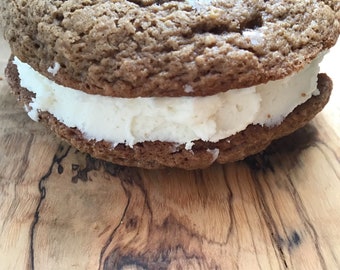 Jumbo Cream-Filled Chocolate Cookies