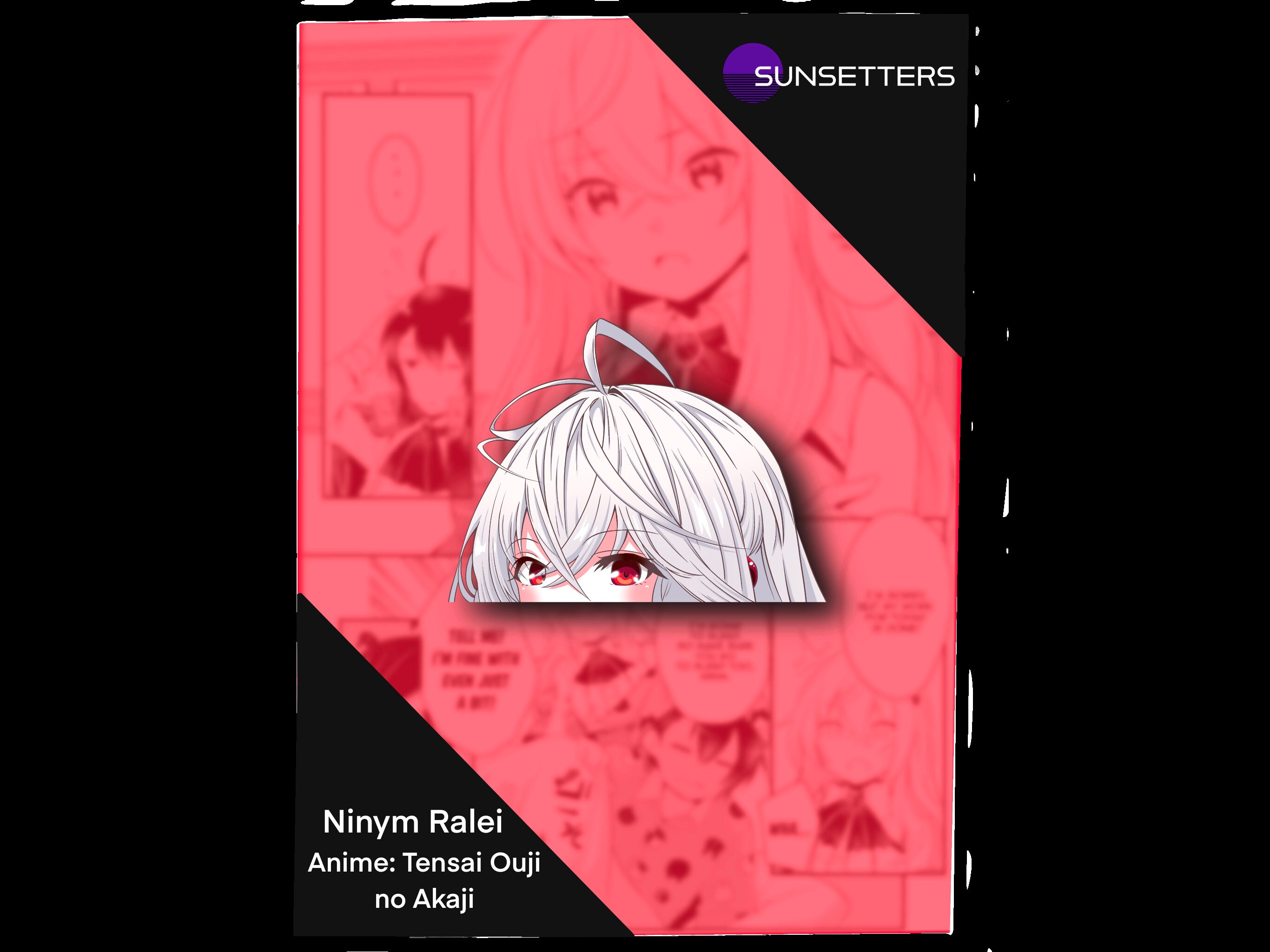 Ninym Ralei Peeker Sticker  Tensai Ouji no Akaji – sunsettersshop