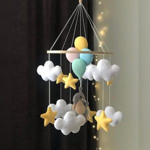 Elefant mit Luftballons, Dumbo-Baby-Dumbo-Dekor, Dumbo-Babyparty-Dekor, Dumbo-Motiv, Walt Disney, Geschenk für Sie und Ihn!