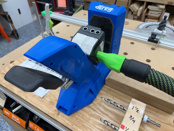 Quick Connect Dust Port for a Kreg 720 Pocket Hole Jig Connects to Festool CLEANTEC 27mm Twist Lock Etsy