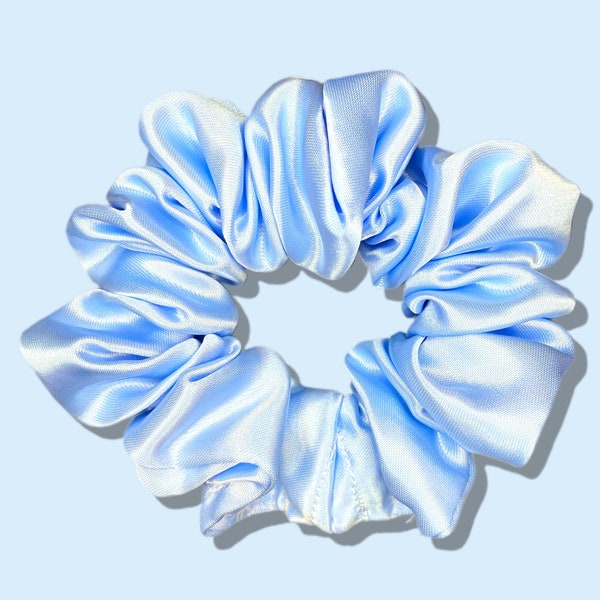 Icy Blue Super Scrunchie