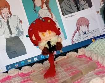 Chainsaw Man Crochet Keychains – Denji, Makima, Power, Aki Hayakawa, Angel Devil, Reze & Himeno Amigurumi • Handmade Anime Plush merch