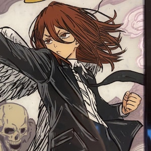 Chainsaw Man (Angle Devil) - Glass Painting