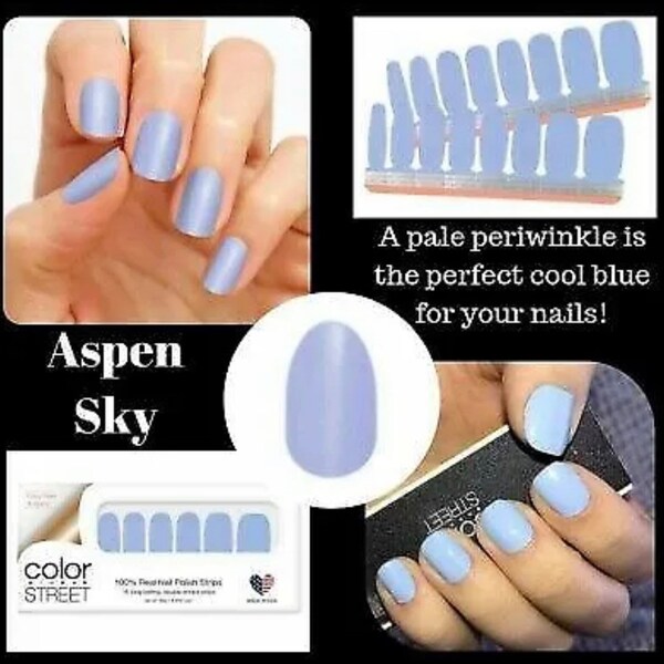 Color Street Aspen Sky. Hard To Find Nail Polish Strips