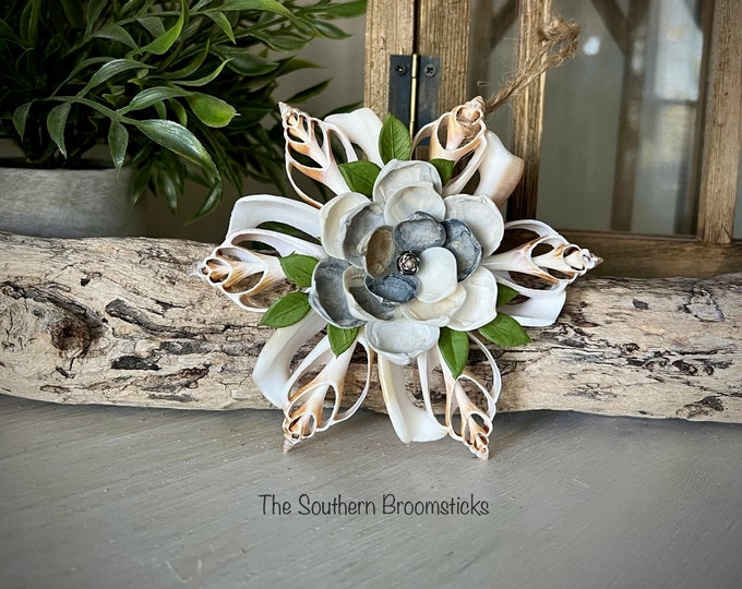 Coastal Seashell Flower Ornament