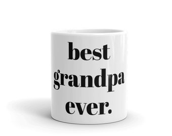 Best grandpa ever mug