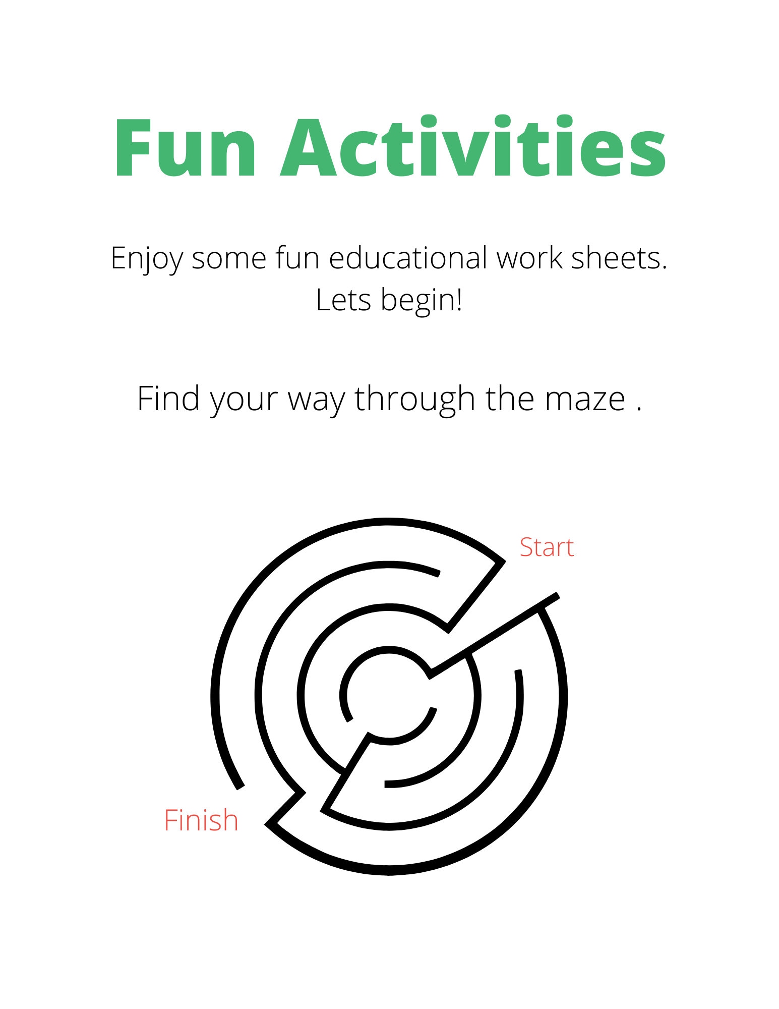 kids printable fun worksheets etsy