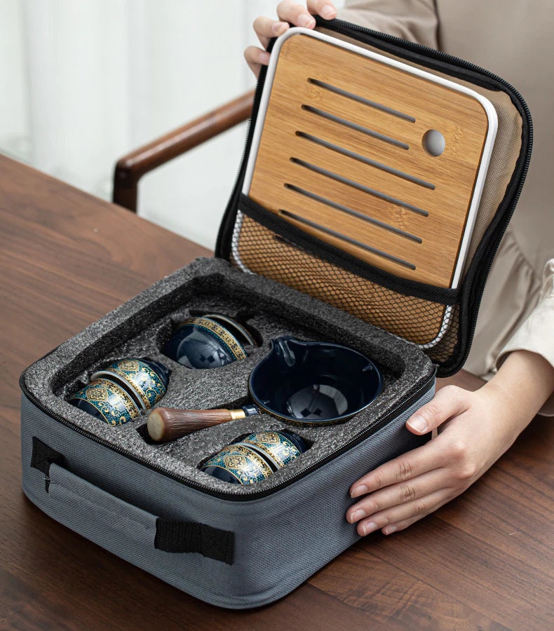 Service à Thé de Voyage Kyusu Japonaise Rotative