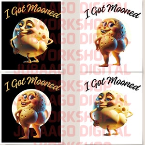 Retro I Got Mooned Solar Eclipse PNG/SVG, Total Eclipse Png, Svg, sublimatieontwerp voor liefhebbers van astronomie, 8 april 2024 Digitale download