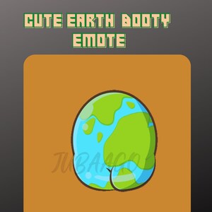 Animated Earth Booty Emotes / Sub Emote / Twitch / Youtube / Discord ...