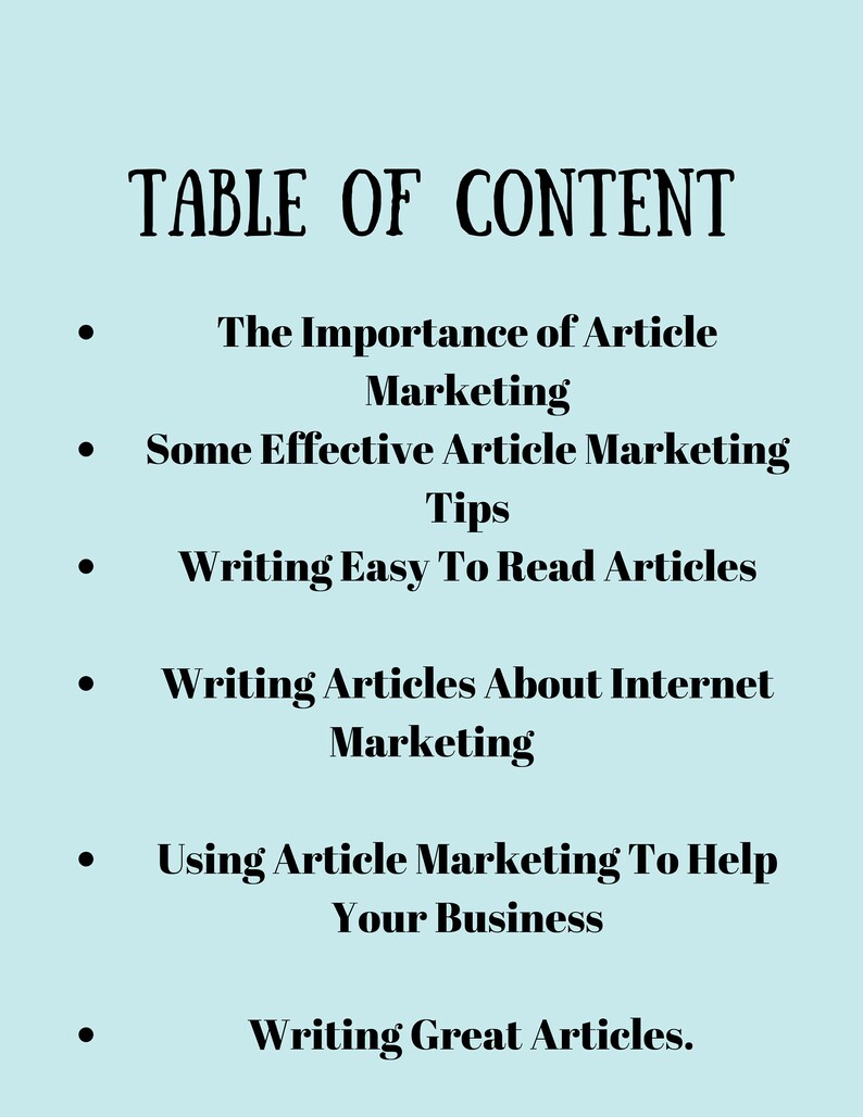 2024 Article Marketing | Marketing Workbook | Marketing Plan | Business ...