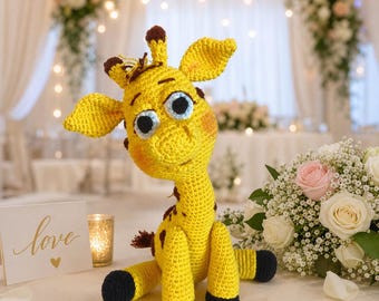 Giraffe Amigurumi Crochet Pattern PDF | Safari Animal Plush Toy Tutorial | Cute Handmade Doll DIY | Instant Download