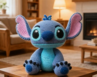 Süßes Alien Amigurumi Häkelanleitung PDF | Kawaii Plüsch Puppe | Anfänger Freundliches Spielzeug | Sofortdownload | Mehrsprachige Muster